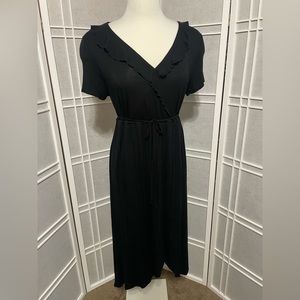 Maternity Ruffles Maxi Dress